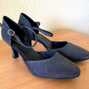 So Danca Silver Black Dancing Shoes